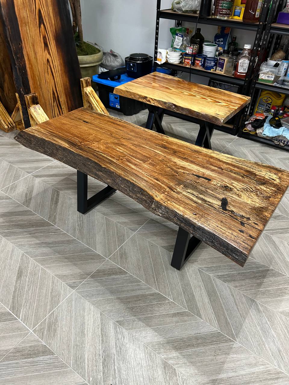 Water Oak Live Edge Table LES003 - Image 3