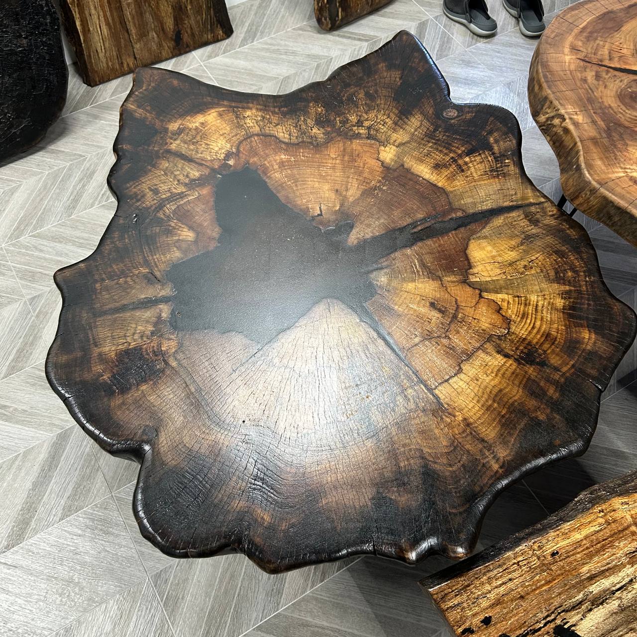 Water Oak Round Wood Slab RWS001-0156 - Image 7