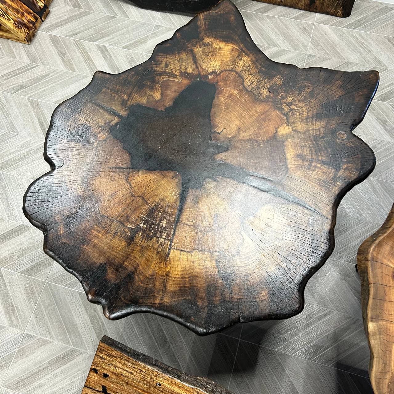 Water Oak Round Wood Slab RWS001-0156 - Image 6