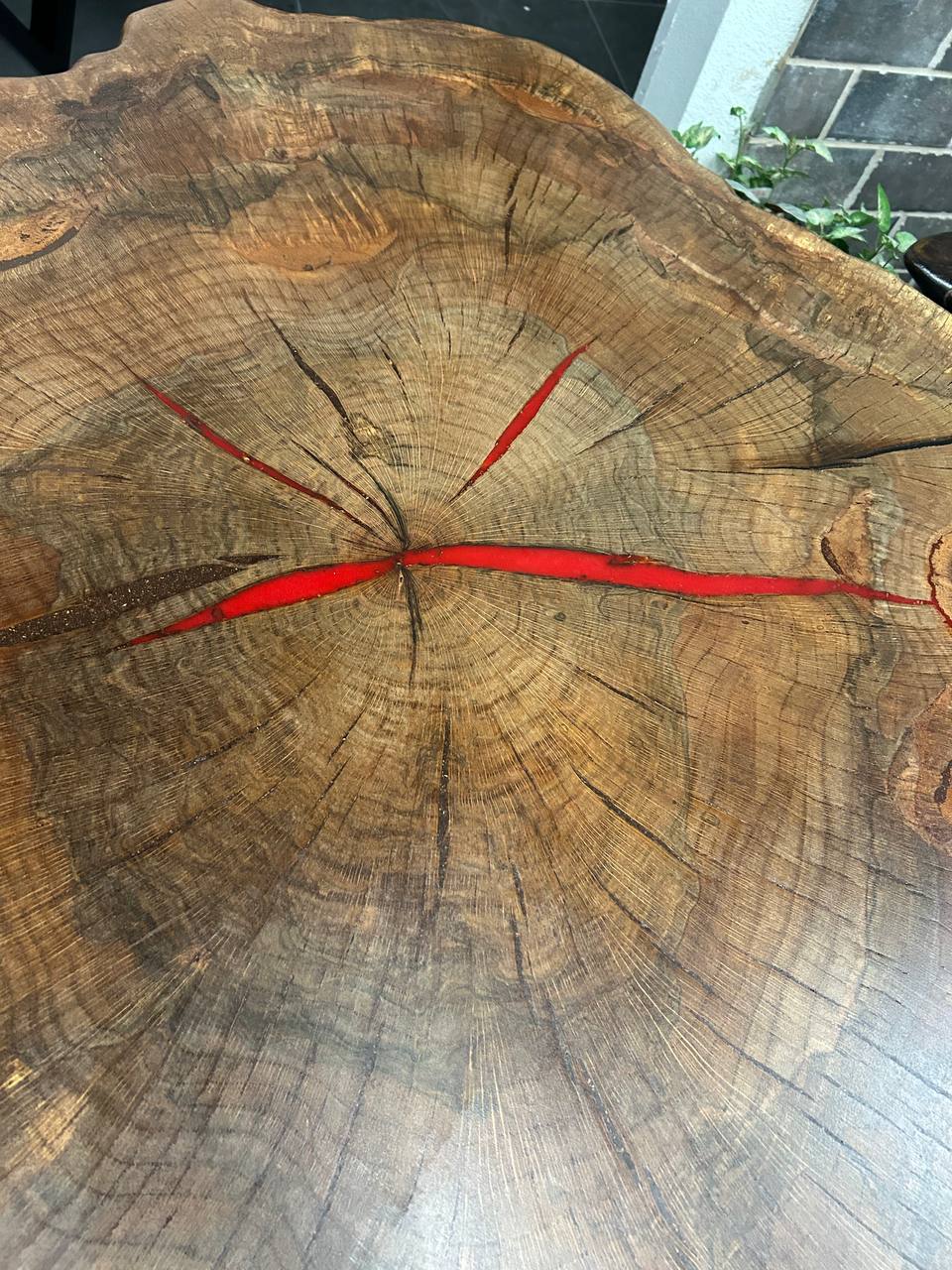 Hickory Round Wood Slab RWS006-5156 - Image 3