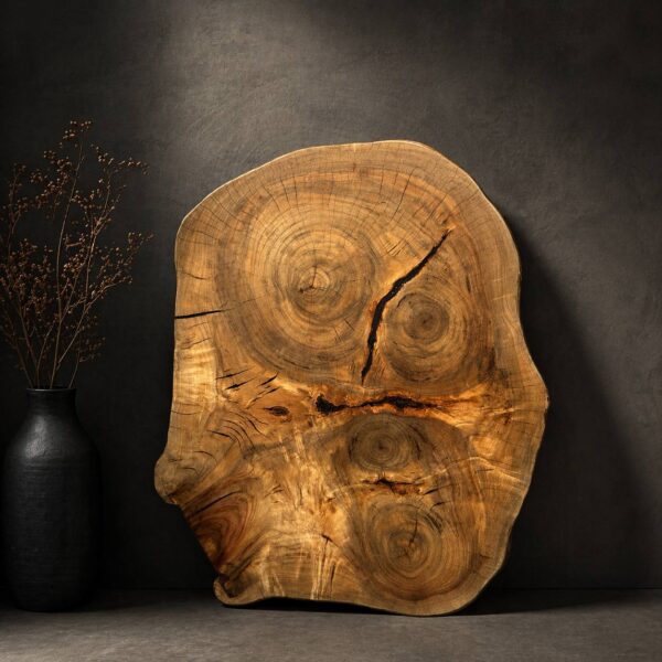 Camphor Round Wood Slab RWS003-6085 (Profile A)