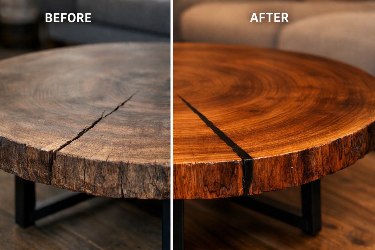 Wood Slab Restoration