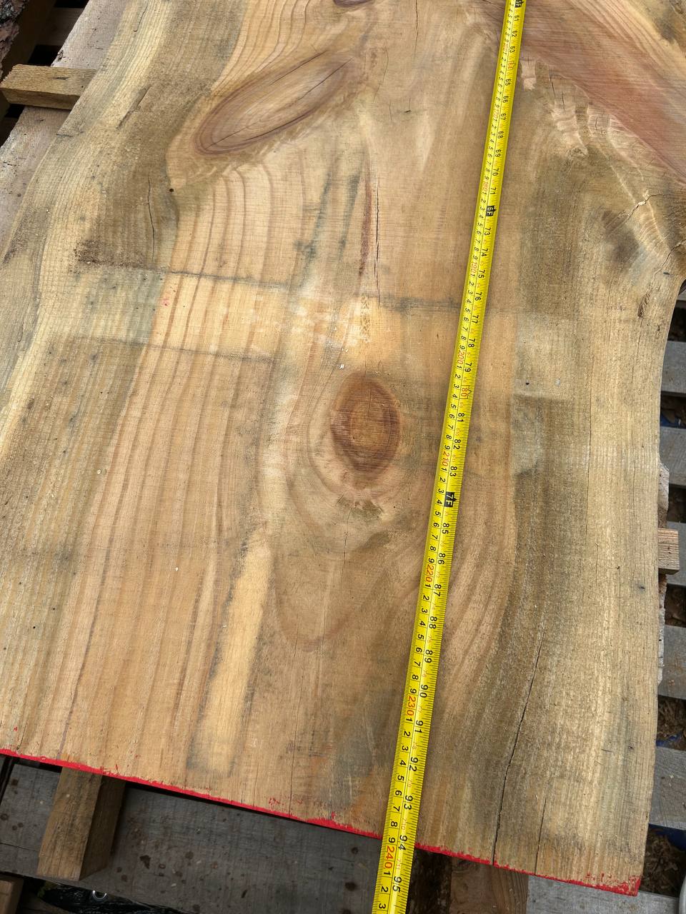 Pine Live Edge Slab WS007 - Image 4