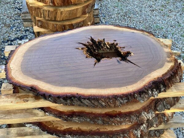round coffee slabs