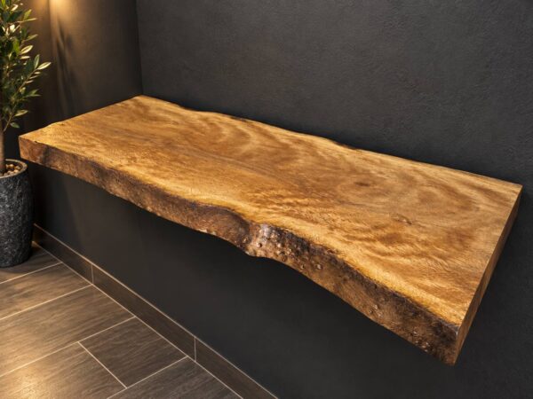 Live Edge Vanity Top LEVT-003 – Live Oak – 17.5″ Avg. × 42″