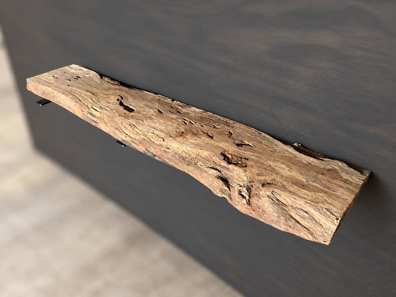 Water Oak Live Edge Shelf Board – SB-004 - Image 4