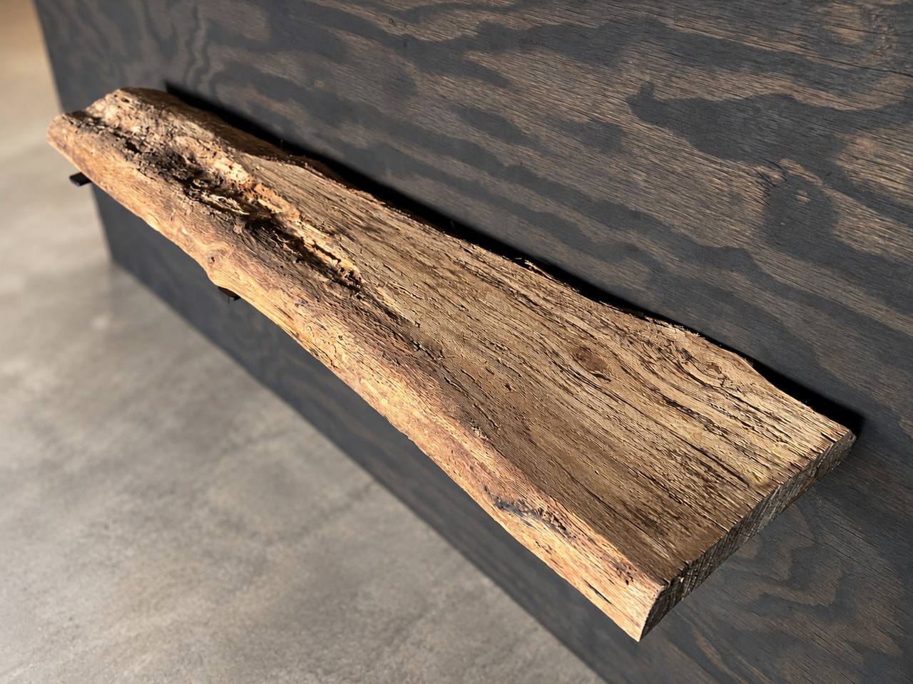 Water Oak Live Edge Shelf Board – SB-006 - Image 4