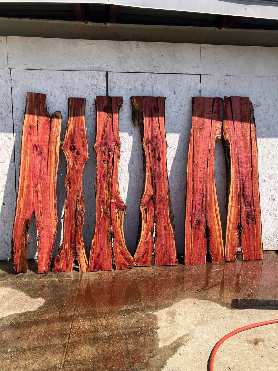 Red Cedar Live Edge Slabs