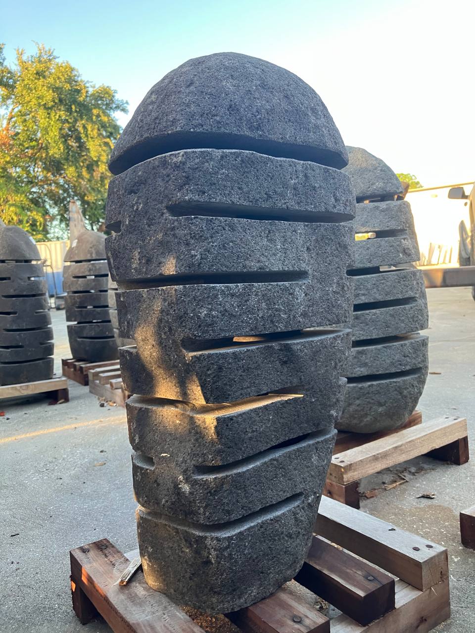 26 Inch River Stone Lantern RSL-008: Unique Garden Feature - Image 4