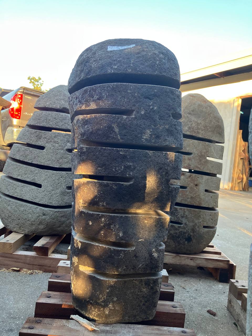 26 Inch River Stone Lantern RSL-008: Unique Garden Feature - Image 5